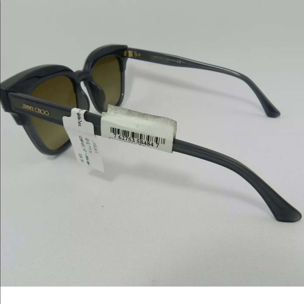 *SOLD* JIMMY CHOO Sunglasses Gray Glittery NEW - Picture 6 of 9